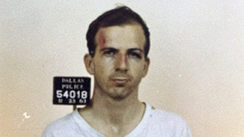 Mugshot of Lee Harvey Oswald