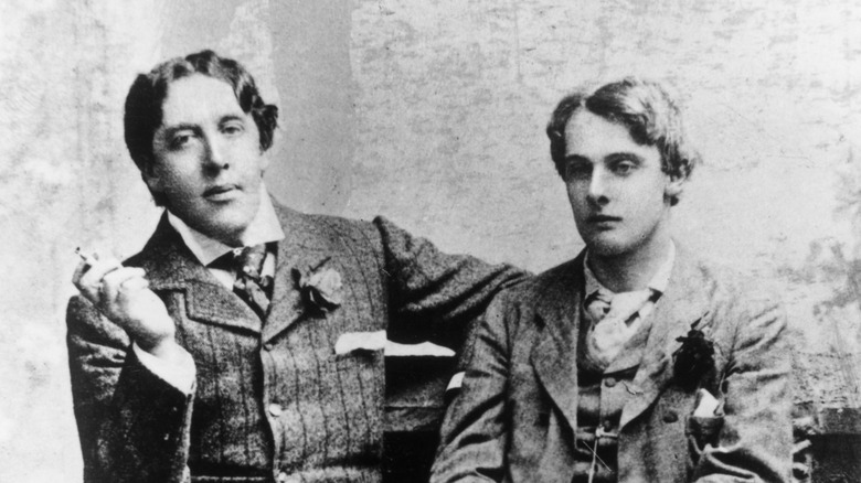 Oscar Wilde with his lover Lord Alfred