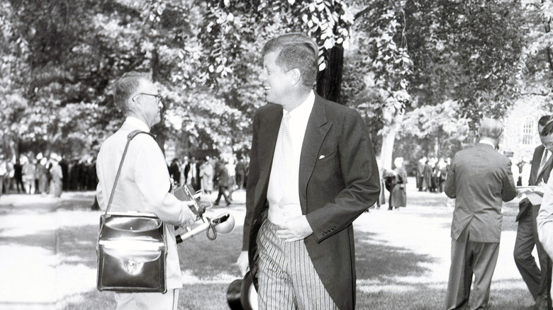 JFK attending Harvard commencement