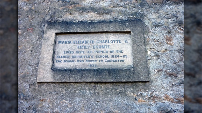The Bronte sisters' plaque, Cowan Bridge