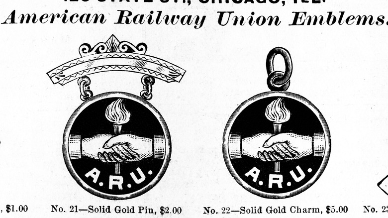 American Railway Union emblems