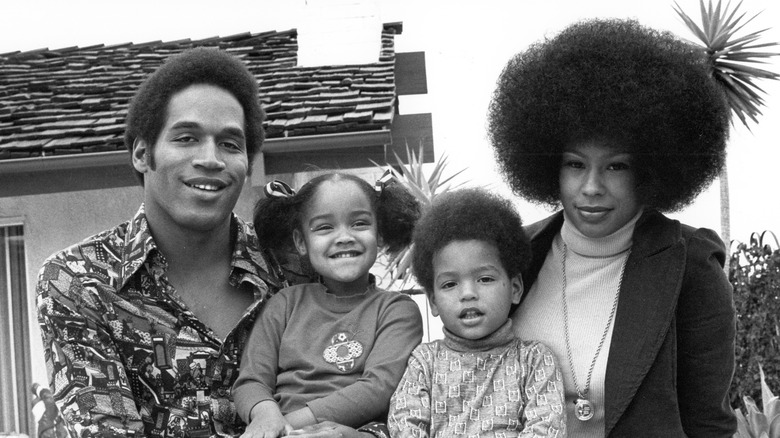 O.J. Simpson and family