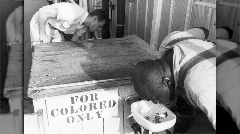 segregated water fountains