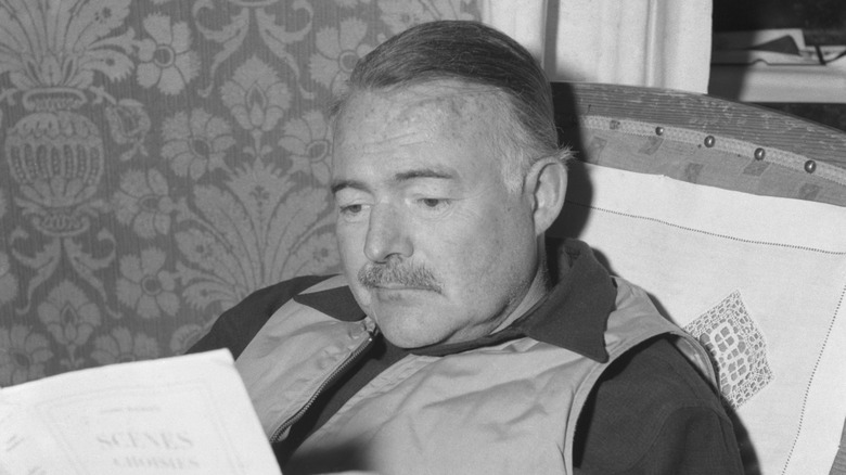 Ernest Hemingway reading