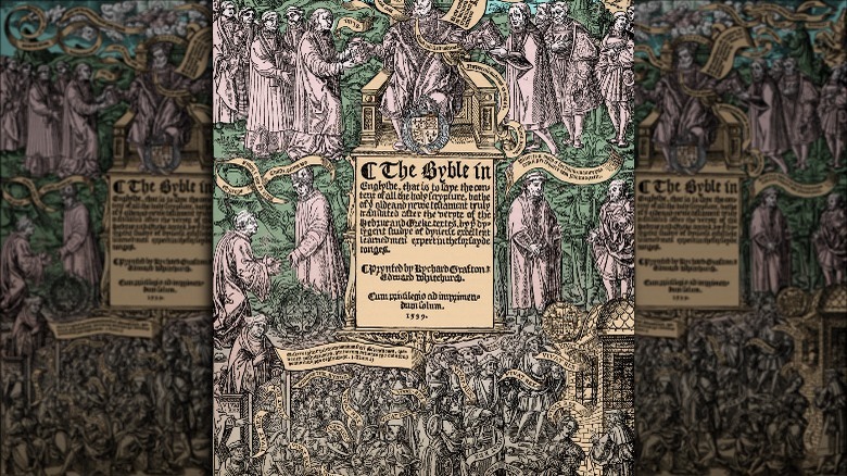Title page of Henry VIII's Great Bible