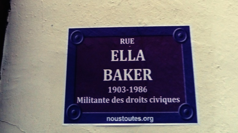 Rue Ella Baker in paris