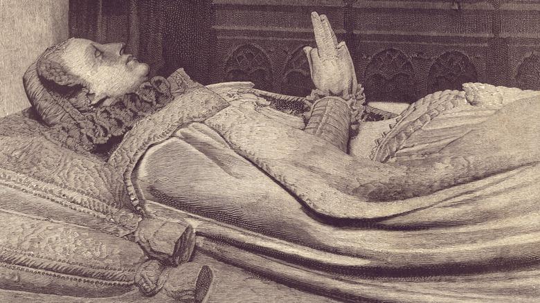 The tomb of Mary, Queen of Scots