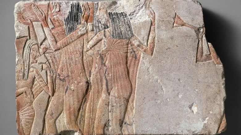 Ancient Egyptian Dancers with Instruments