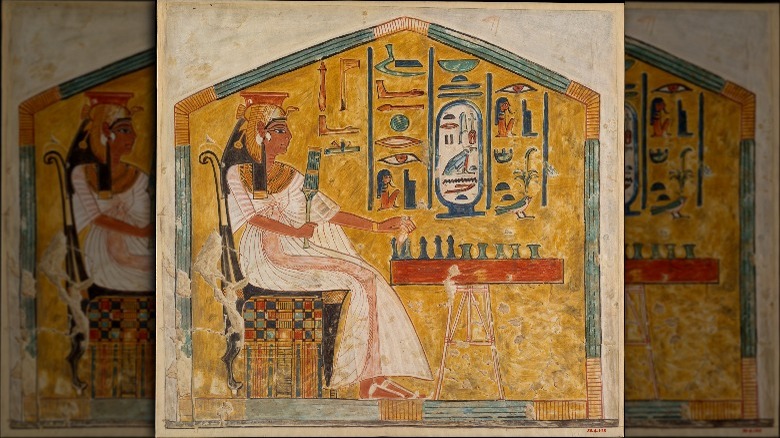 Queen Nefertari Playing Senet