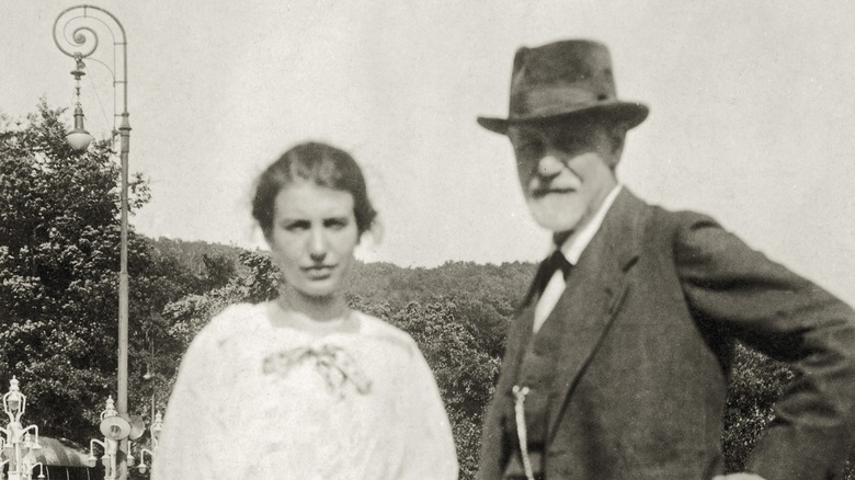 Anna Freud and Sigmund Freud