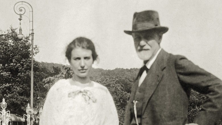 Anna Freud and Sigmund Freud