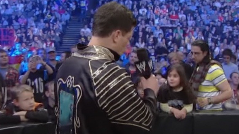 Cody Rhodes taunting fans