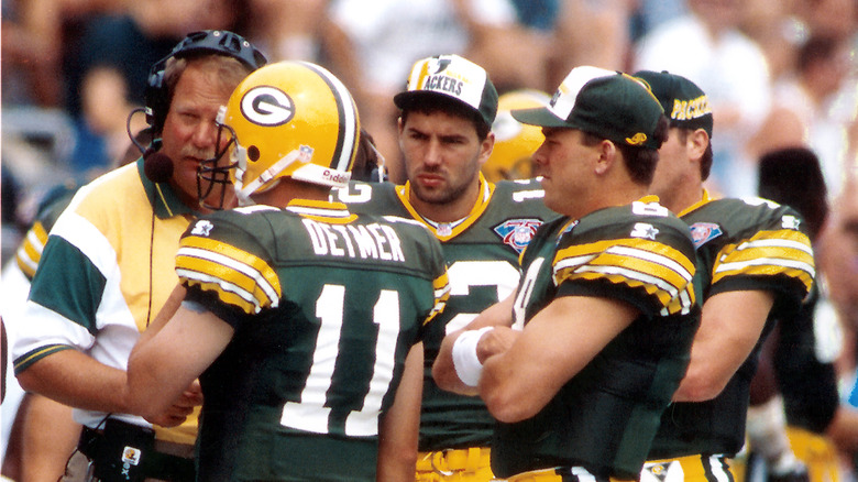 Kurt Warner with other Packers