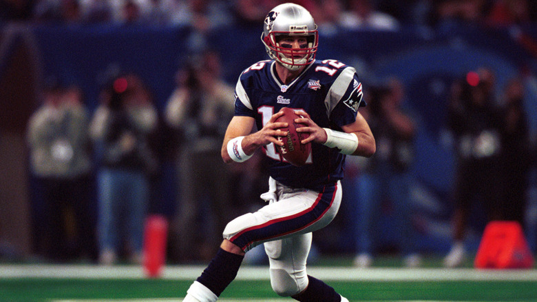 Tom Brady in Super Bowl XXXVI