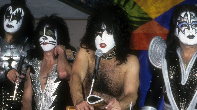 Paul Stanley speaks at press conference