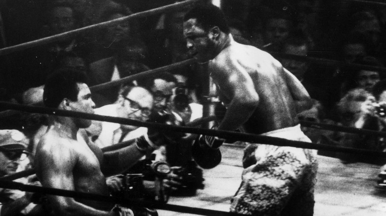 Muhammad Ali going down