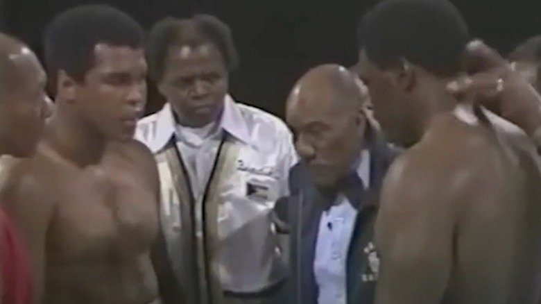 Muhammad Ali and Trevor Berbick face off