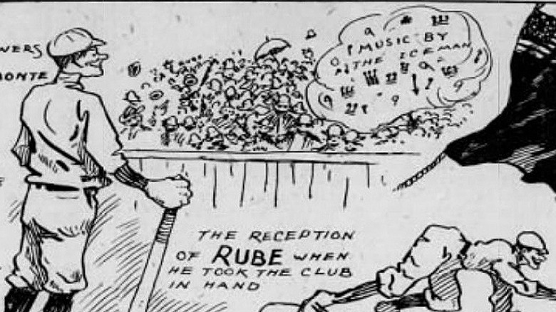 Philadelphia Enquirer cartoon impression Rube Waddell