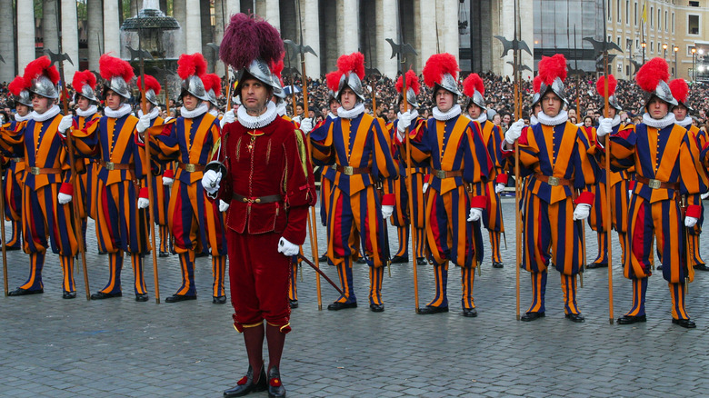 Swiss Guards in Vatican City 