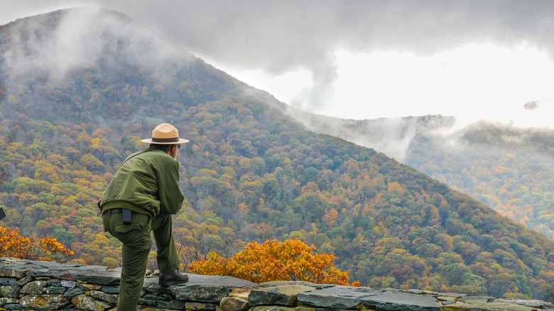 Ranger at Shenandoah National Park