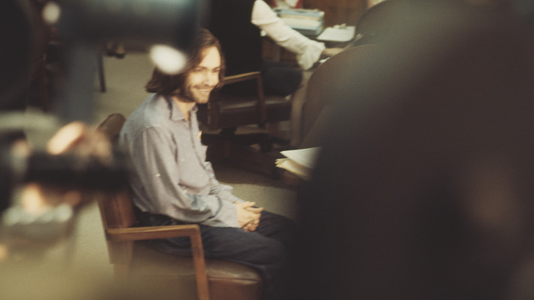 Manson sitting in court