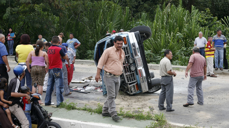 Car crash in Venezuela in 2005