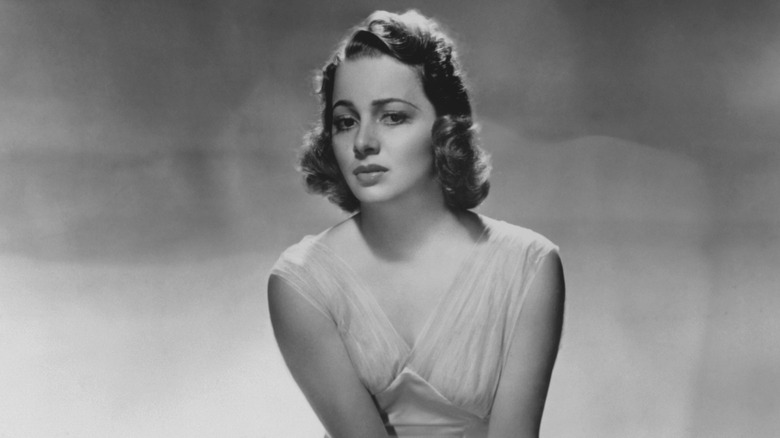 Olivia de Havilland posing