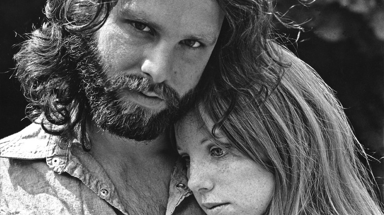 Jim Morrison with Pamela Courson