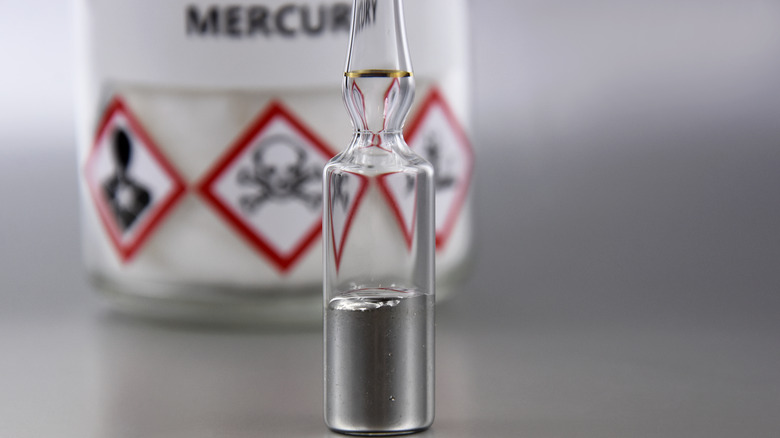 mercury in a tube