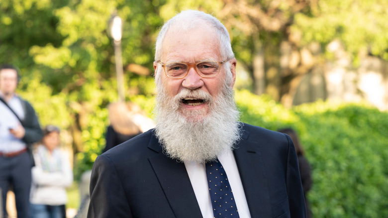 David Letterman smiling