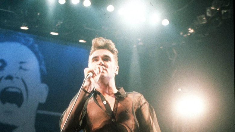 Morrissey onstage