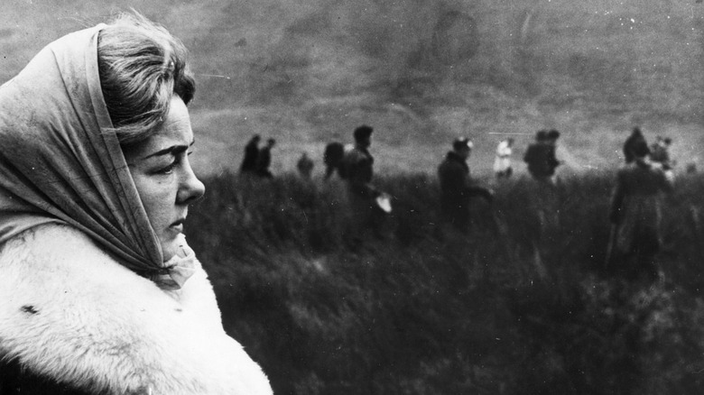 Ann West during a search of the moors