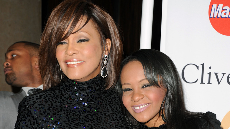 Whitney Houston and Bobbi Kristina Brown 