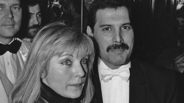 Freddie Mercury with Mary Austin