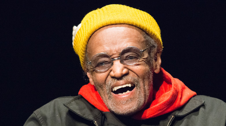 Melvin van peebles wearing hat