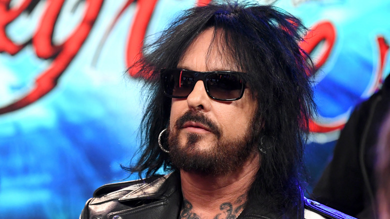 Nikki Sixx looking on