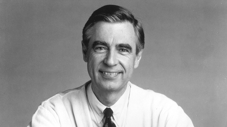 Mr. Rogers with trolley