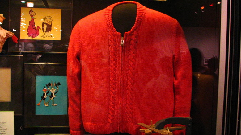 Mr. Rogers' sweater in the Smithsonian
