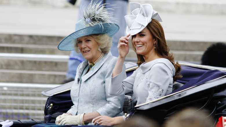 Camilla Parker Bowles and Kate Middleton