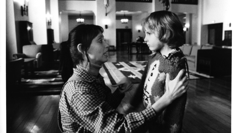 Shelly Duvall and Danny Lloyd