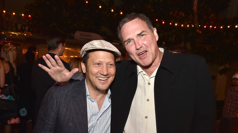 Norm Macdonald and Rob Schneider