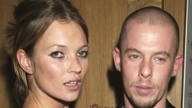 Alexander McQueen with Kate Moss