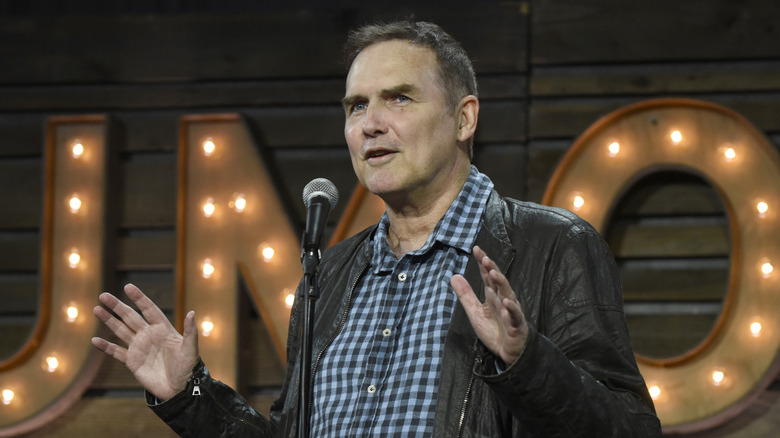 Norm Macdonald on stage