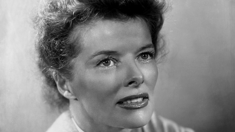 Katharine Hepburn close up