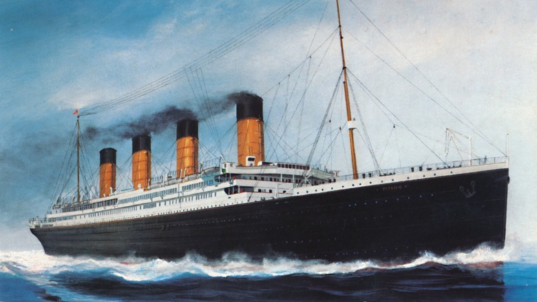 Painting of The RMS Titanic