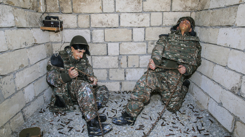 Mannequins of Armenian soldiers