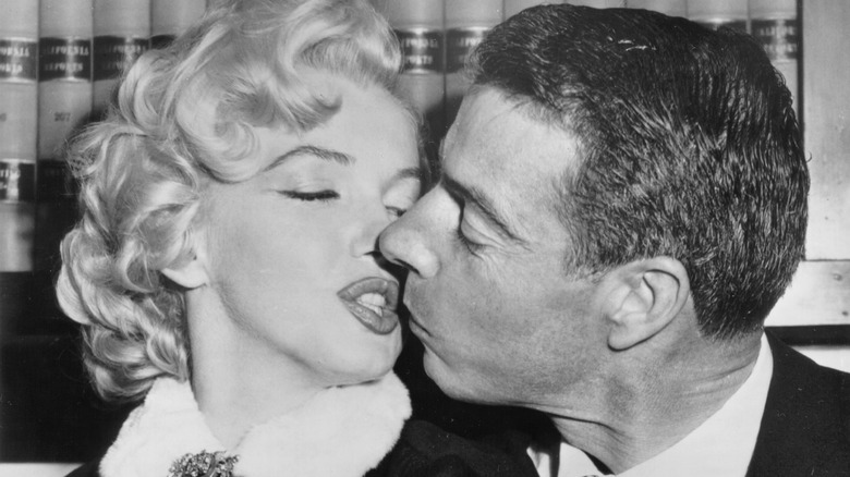 Marilyn Monroe and husband Joe DiMaggio