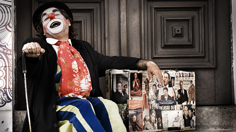 Brazilian street clown