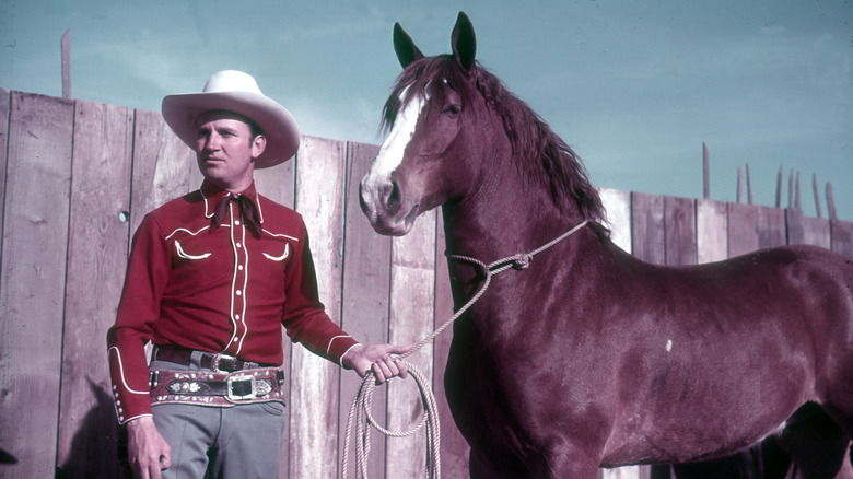 Gene Autry and a horse