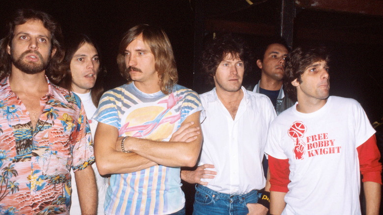 The Eagles backstage, 1979